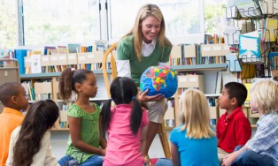 Children in classroom