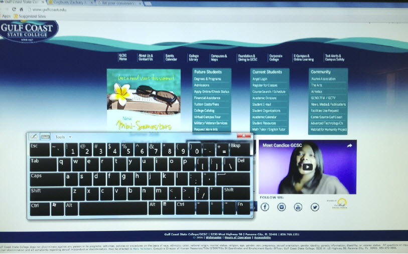 Image of keyboard