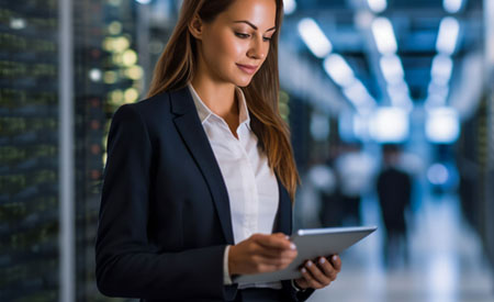 woman on laptop