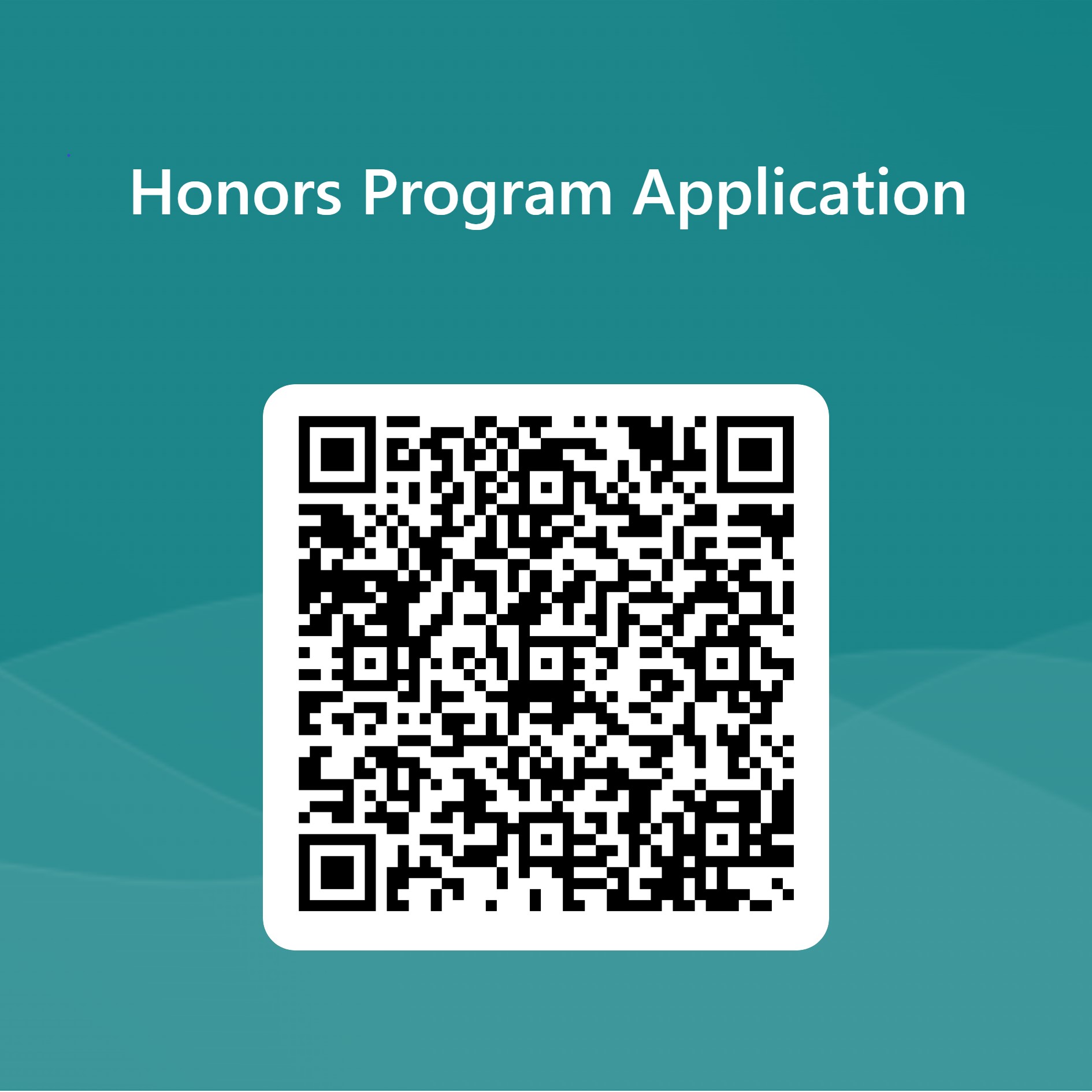 QR Code for Honors Application