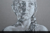 Heather Clements - Identity, 2014, black and white charcoal  